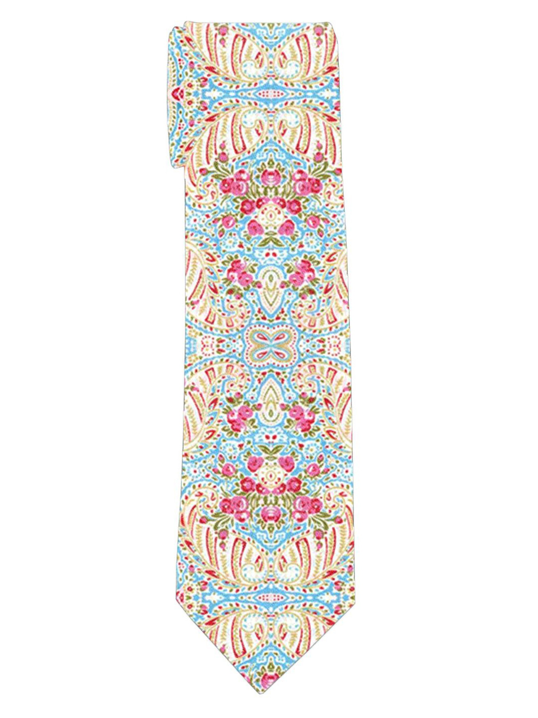 Blacksmith Men Printed Broad Tie