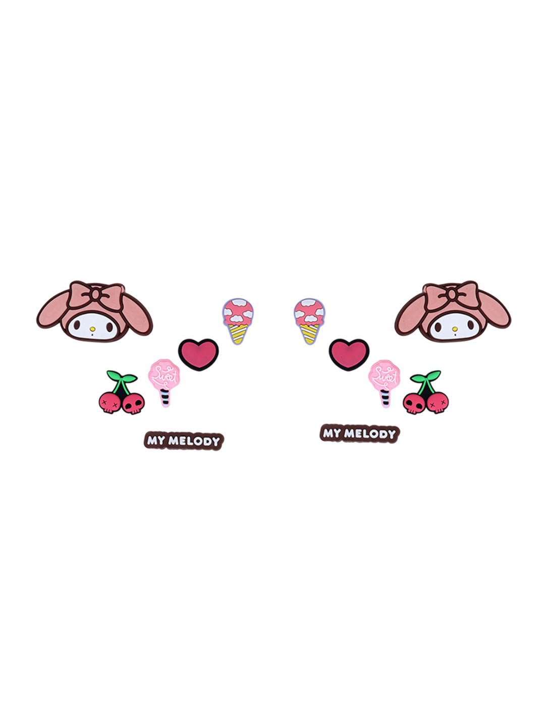 CASSIEY Set Of 12 Shoe Jibit Charms