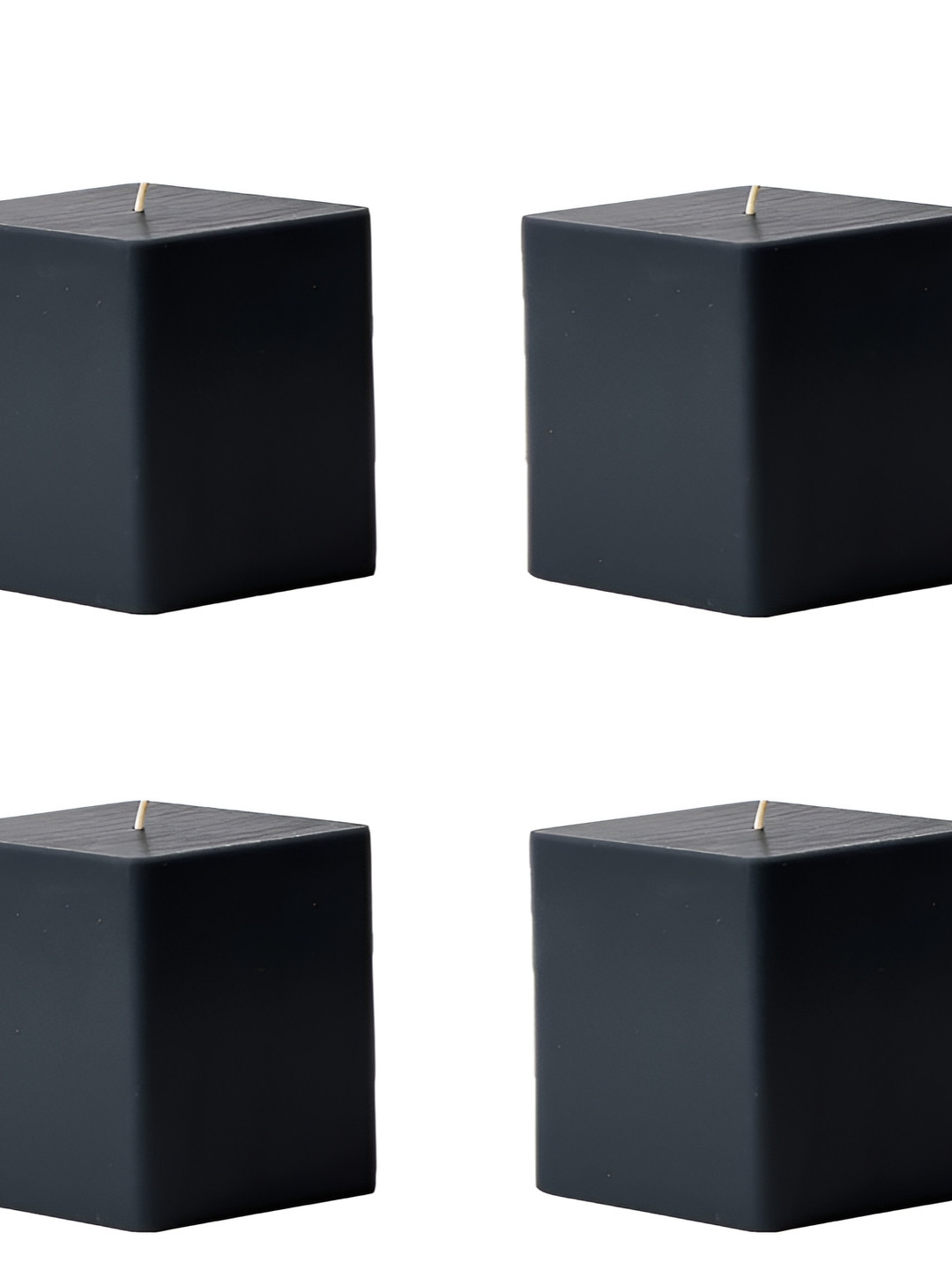 atorakushon for Party,Birthday 4Pcs Scented 1 Wick Scented Solid Square Pillar Candles