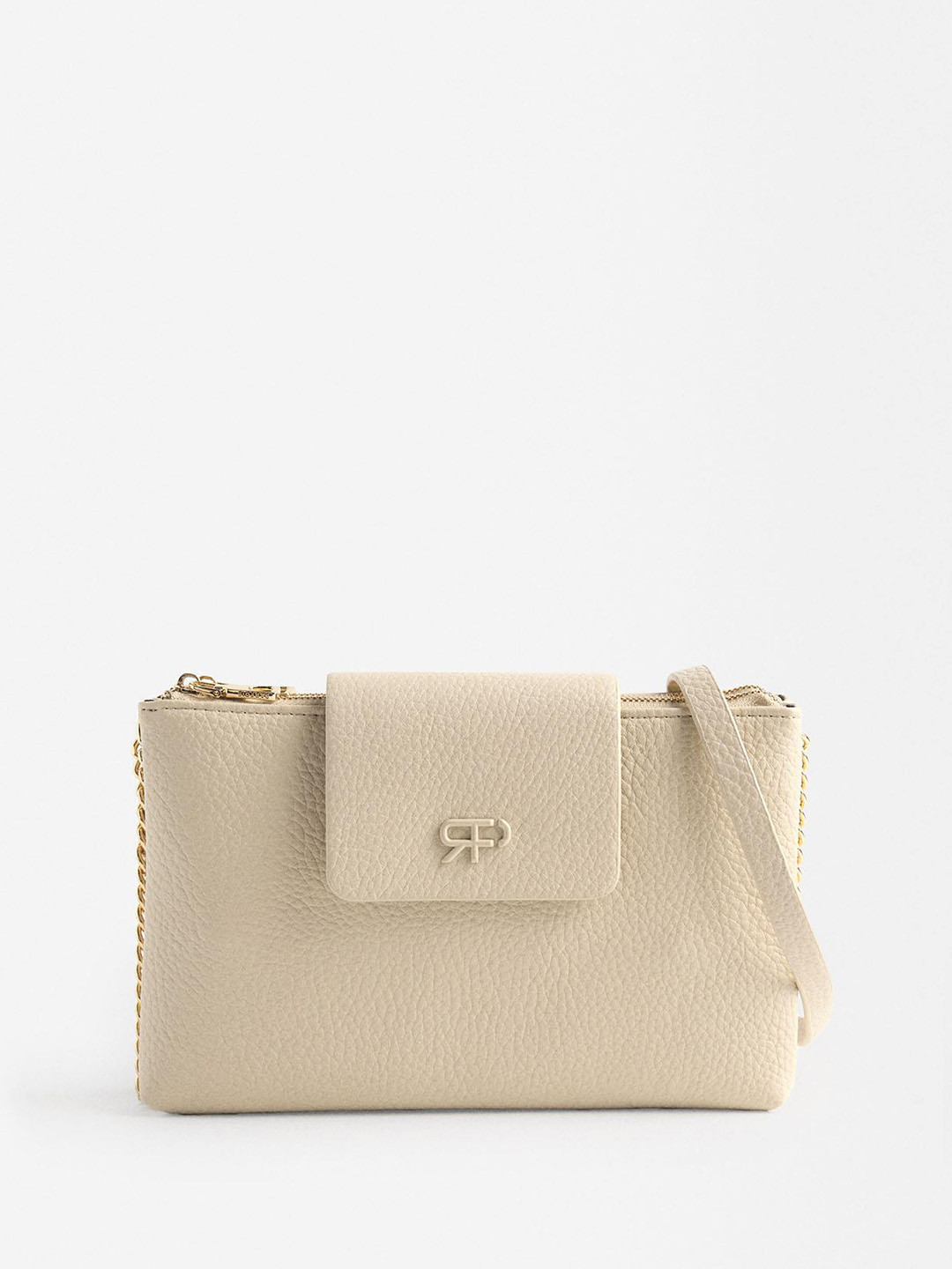 PARFOIS Solid Structured Sling Bag