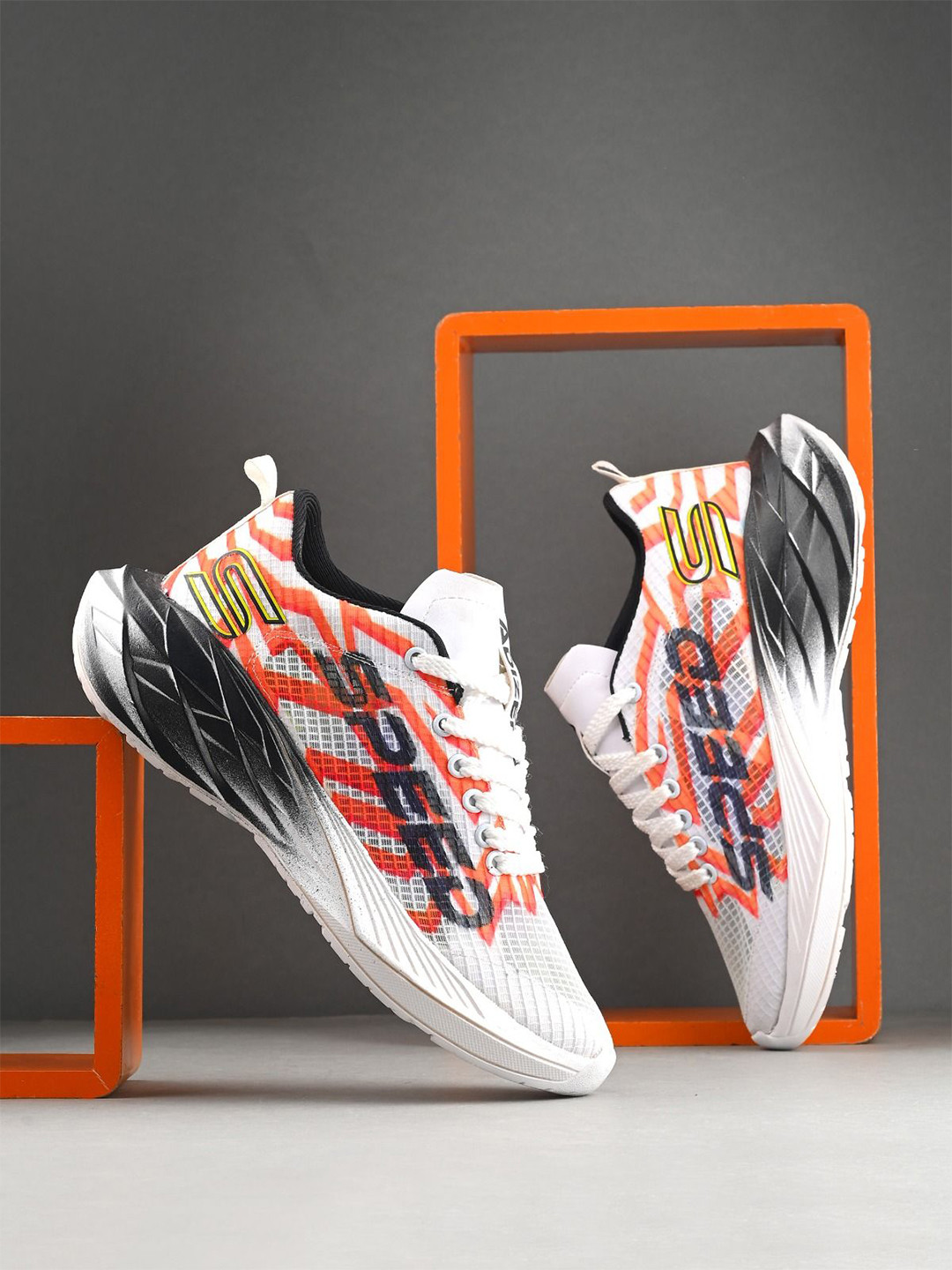 JK Port Men Mesh Lace-Ups Walking Non-Marking Shoes