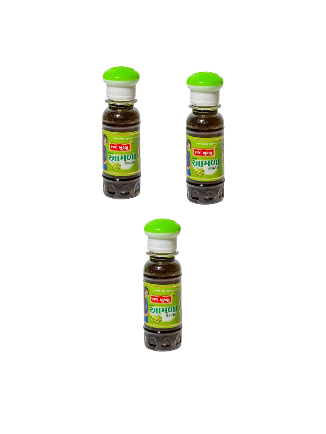 RAJ KHUSHBU Set Of 3 Amla Hair Oil- 80 ml Each