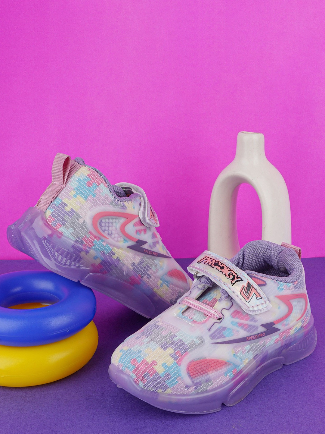 BAESD Unisex Kids Woven Design Sneakers