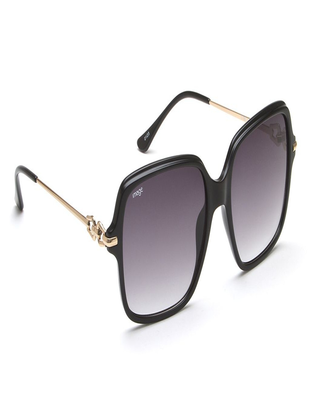 Image Women Square Sunglasses with UV Protected Lens IMS786C1SG
