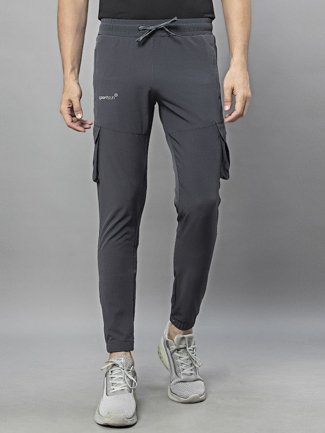 SPORT SUN Men Mid Rise Sports Cargo Joggers