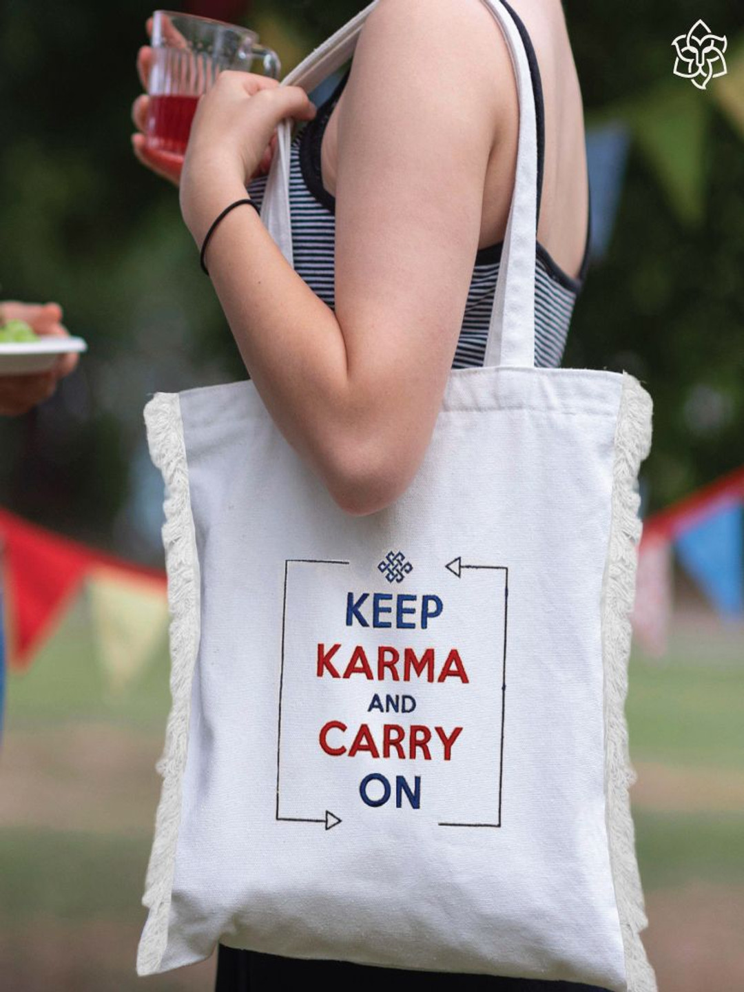 MAATIR DESIGNS Unisex Typography Printed Shopper Tote Bag