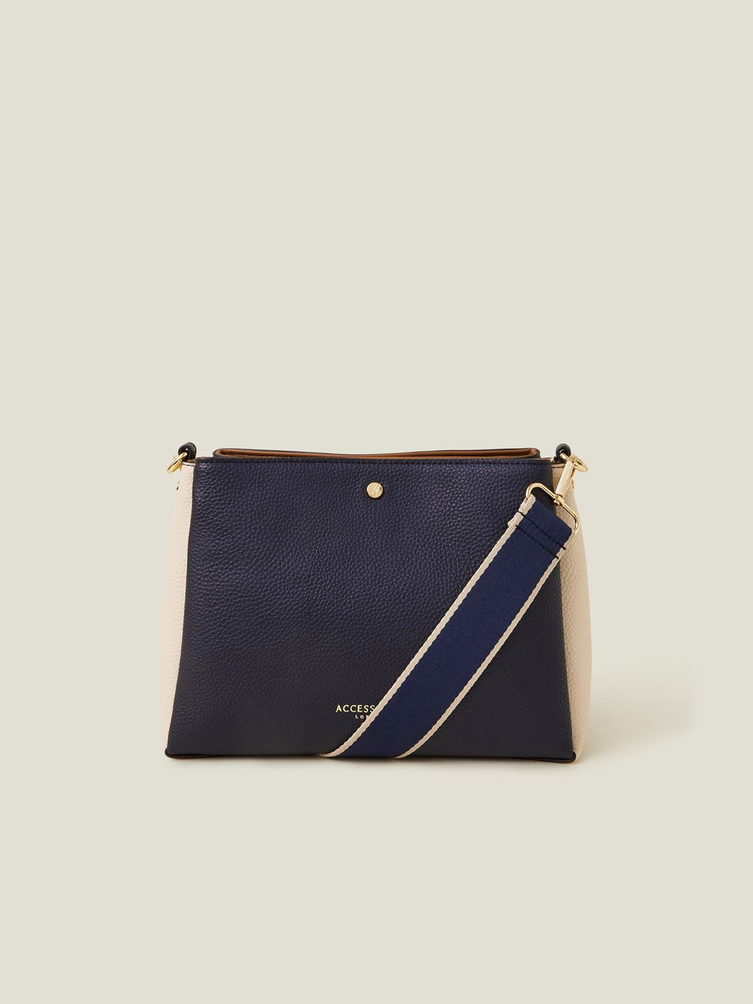 Accessorize Women Colour Block Triple Compartment Sling Bag