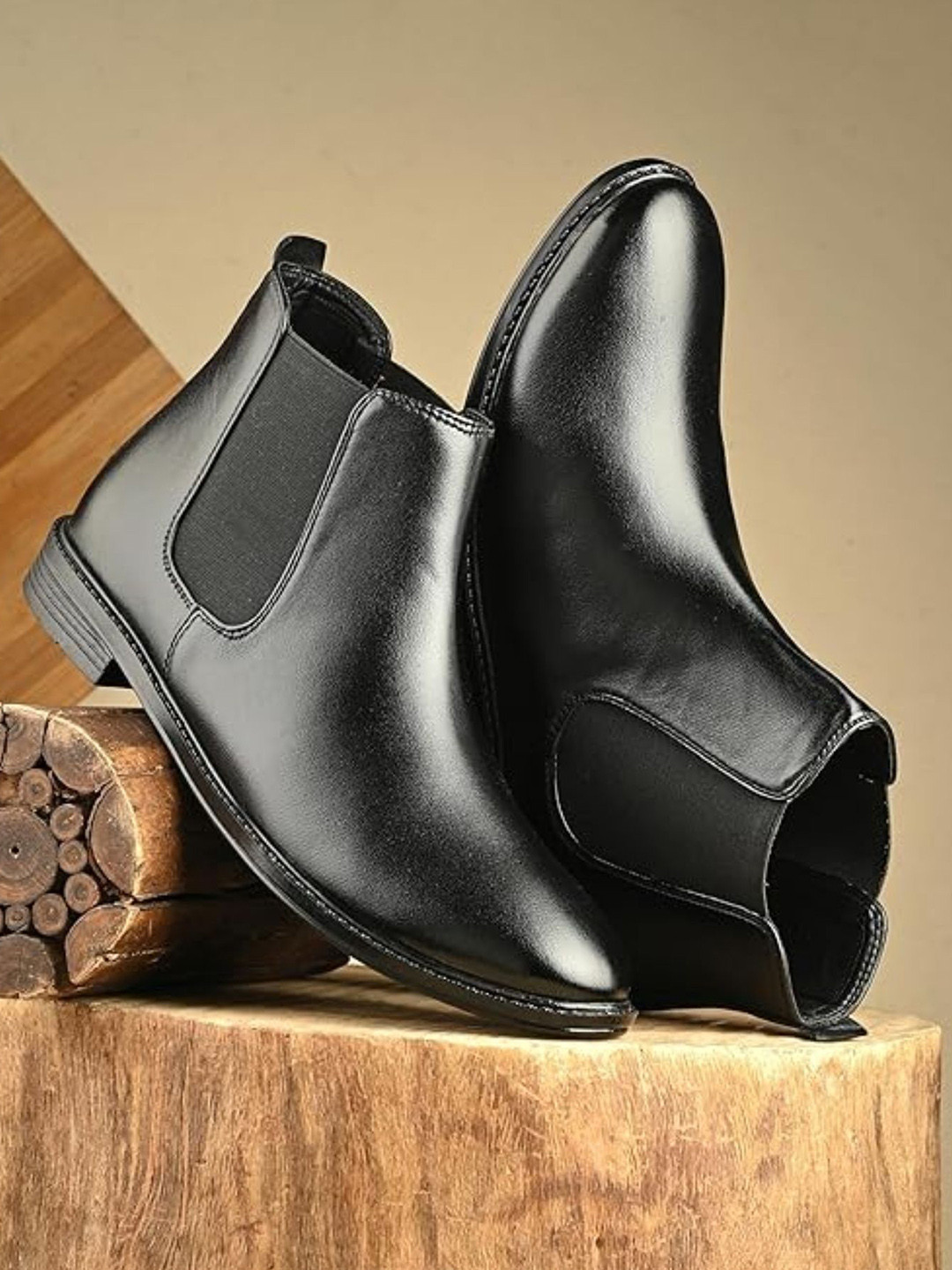 FOXYFOOT Men Mid-Top Chelsea Boots