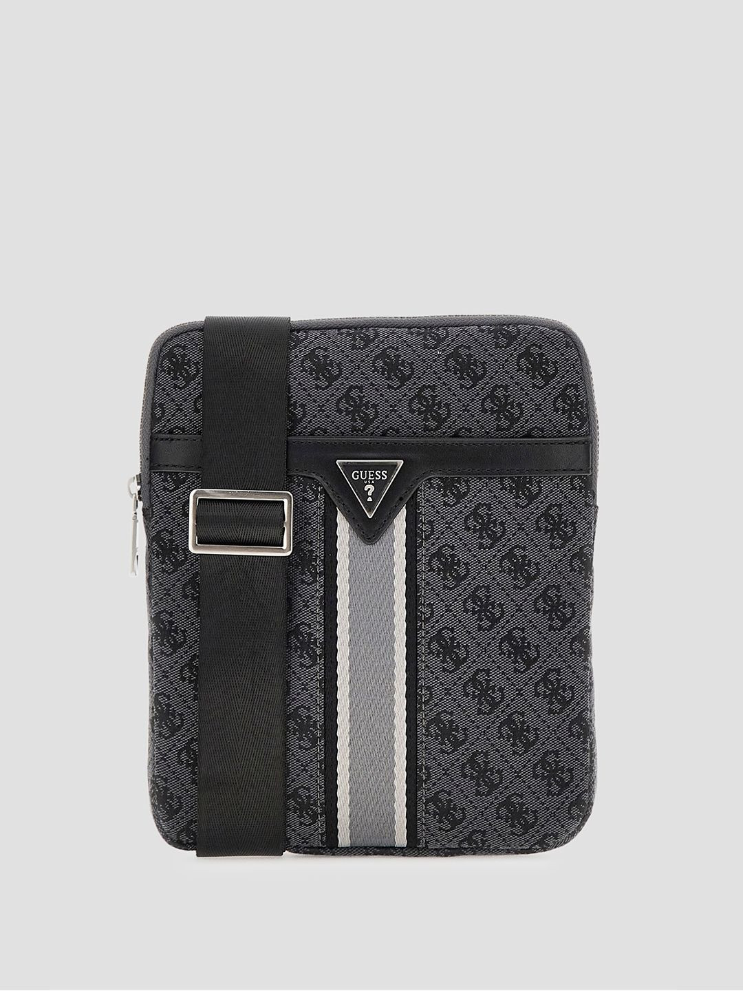 GUESS Men Milano Compact Brand Logo Printed Crossbody Sling Bag