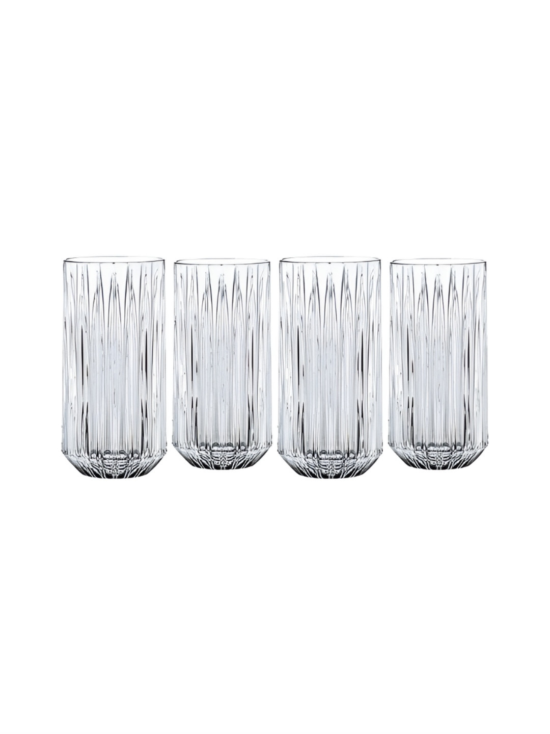 Nachtmann Transparent 4 Pieces Textured Jules Water Glasses