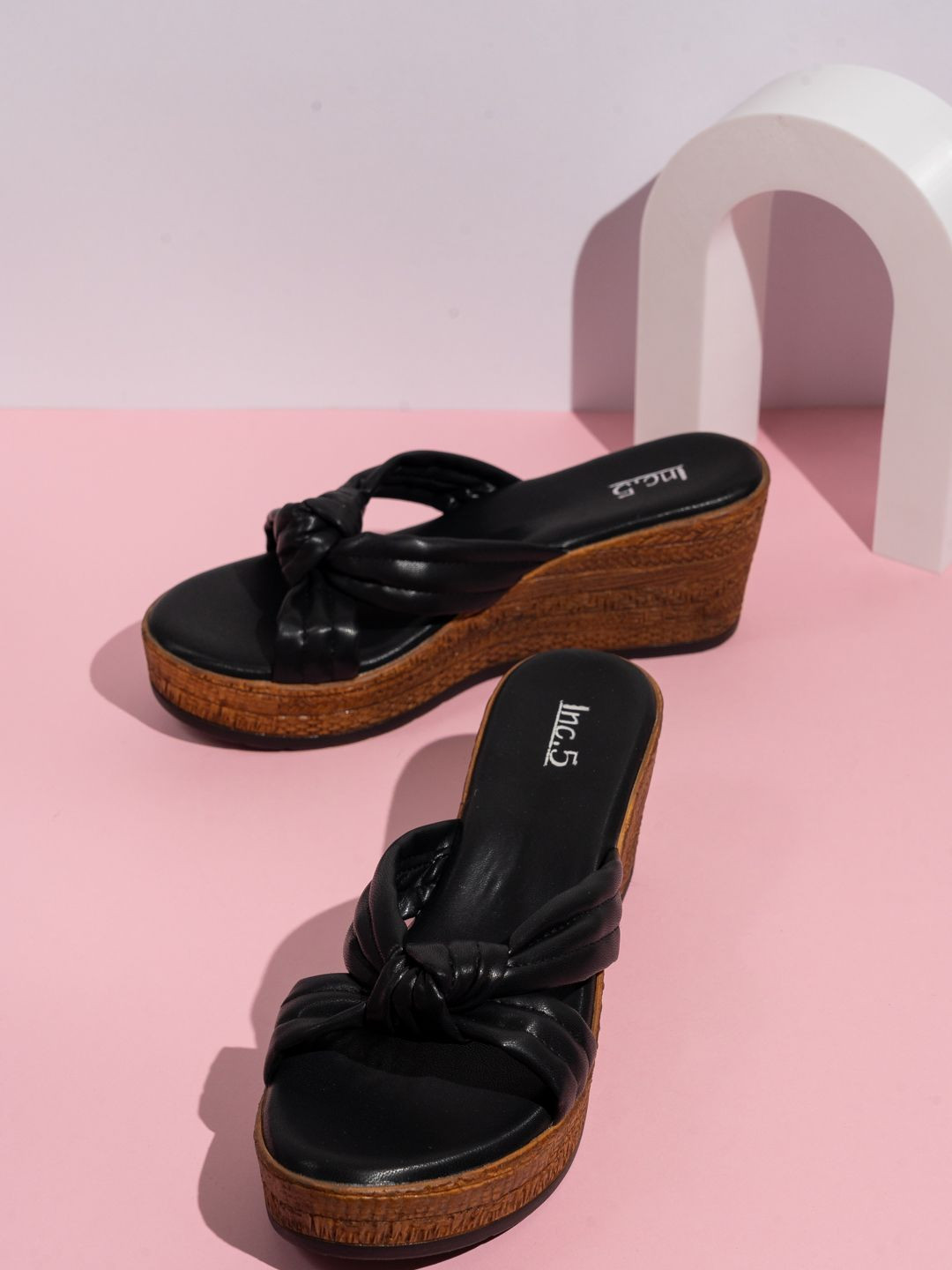Inc 5 High-Top Wedge Sandals