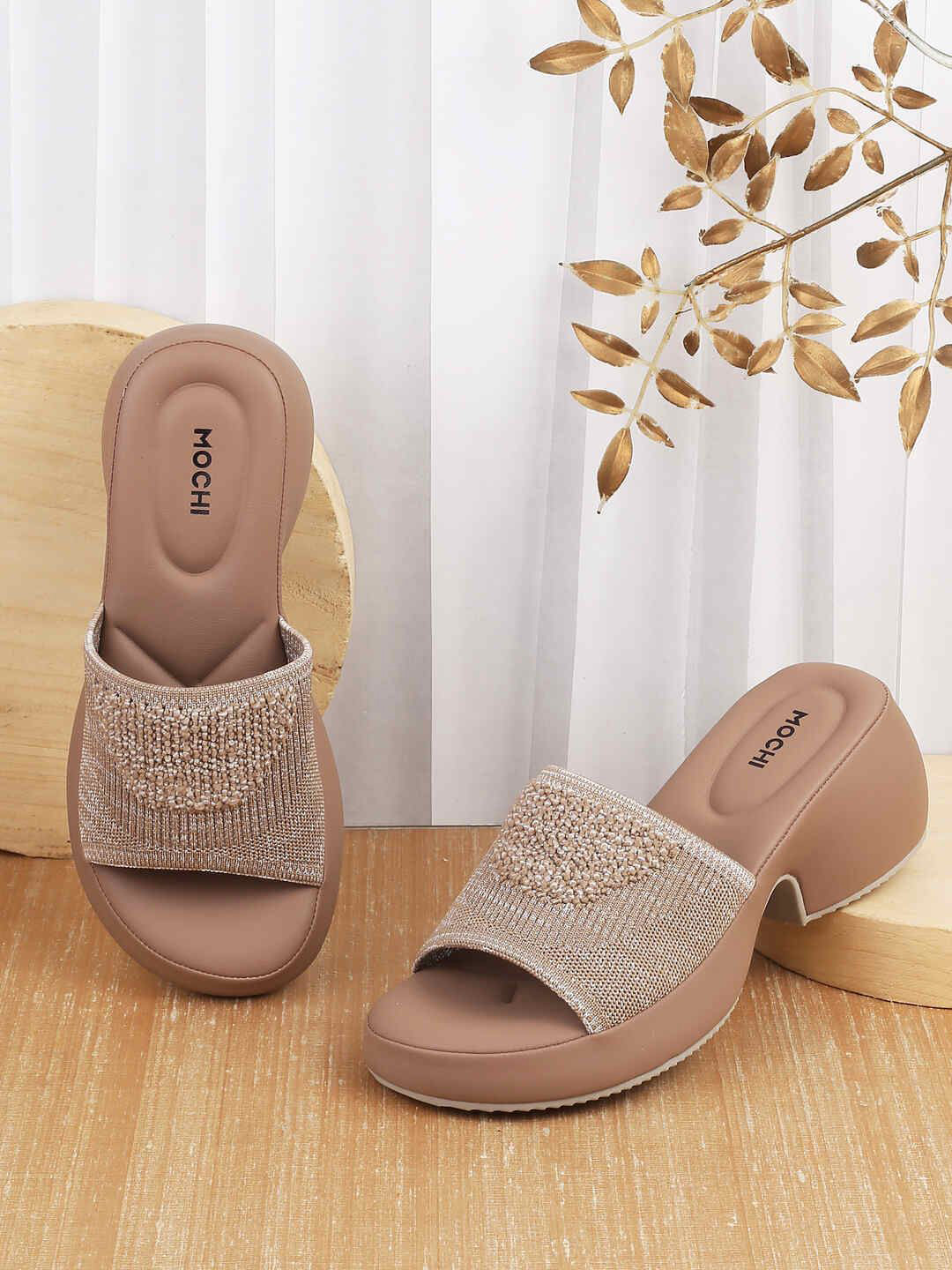 Mochi Open Back Platform Heel Sandals