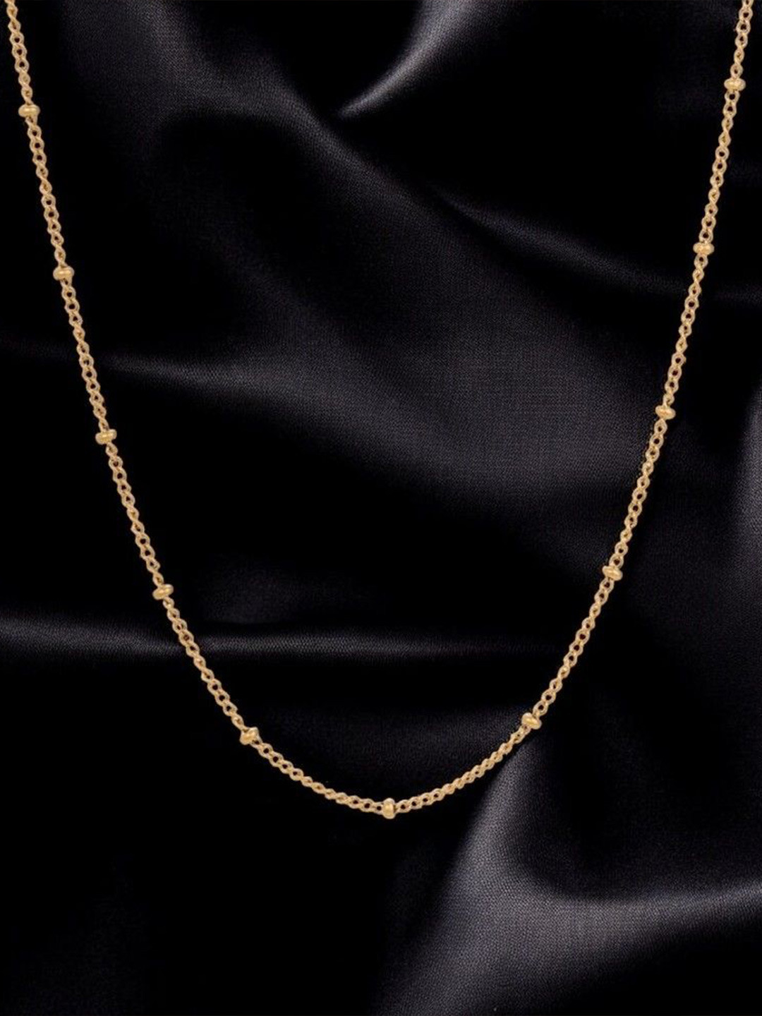 PALMONAS 18K Gold-Plated Stainless Steel Minimal Chain