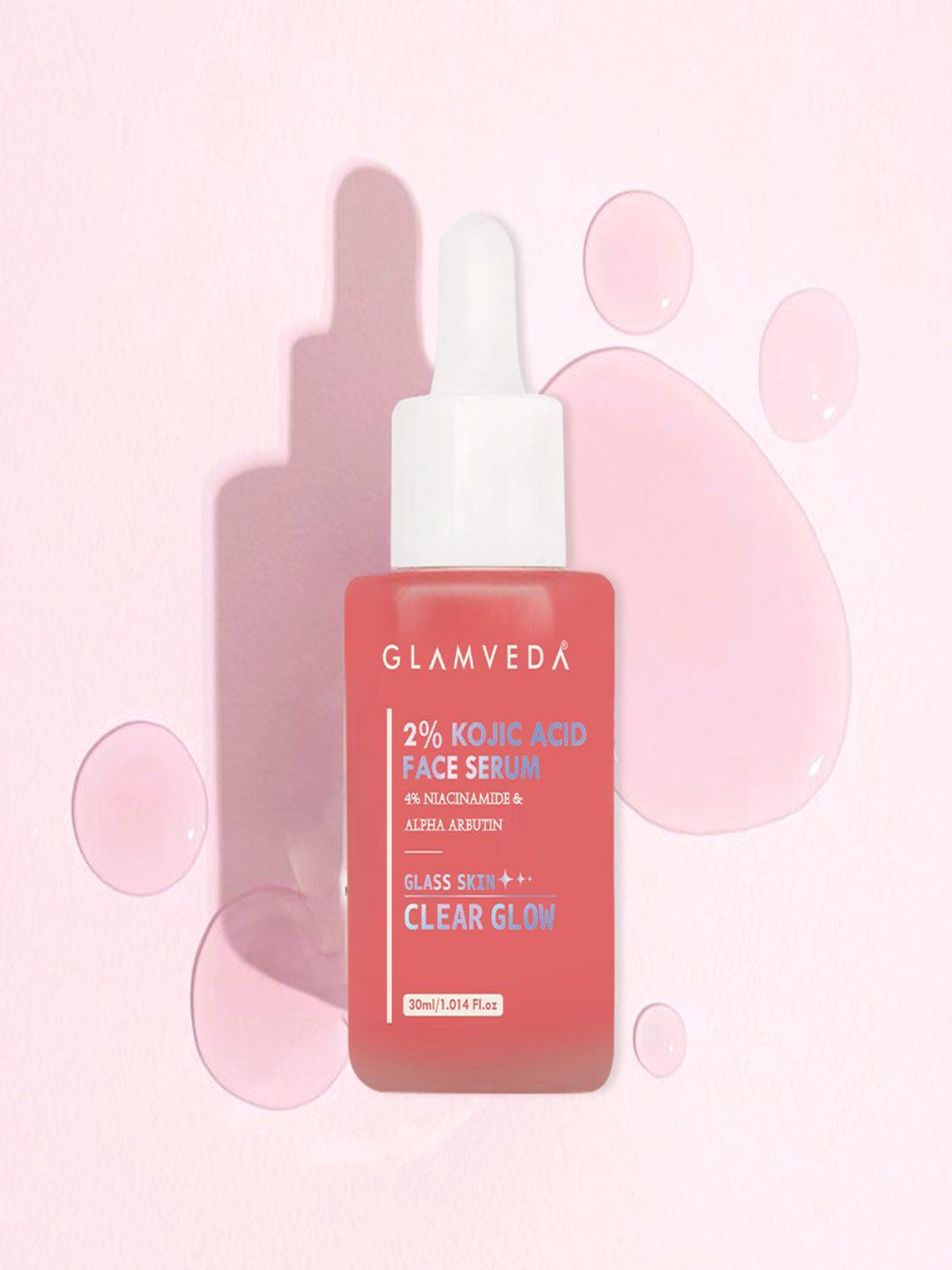 GLAMVEDA 2% Kojic Acid Face Serum With Niacinamide & Alpha Arbutin- 30 ml