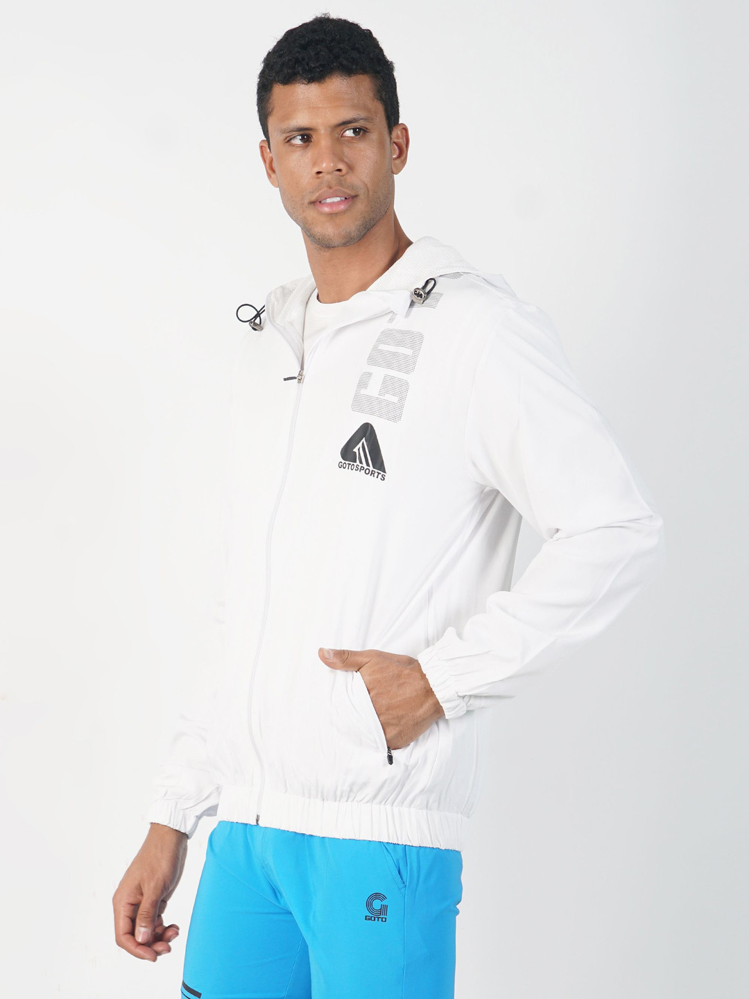 GOTO Men Polyester Lightweight Training or Gym Core Jacket