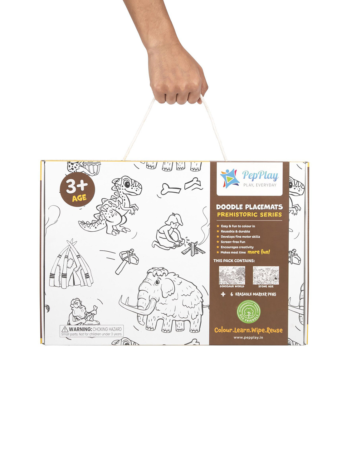 PepPlay Kids Doodle Placemats Accessory Activity Toys and Games