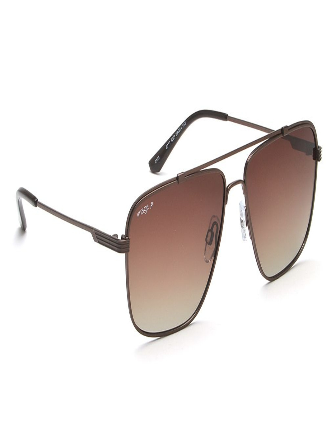 Image Men Square Sunglasses with Polarised and UV Protected Lens IMS777C5PSG