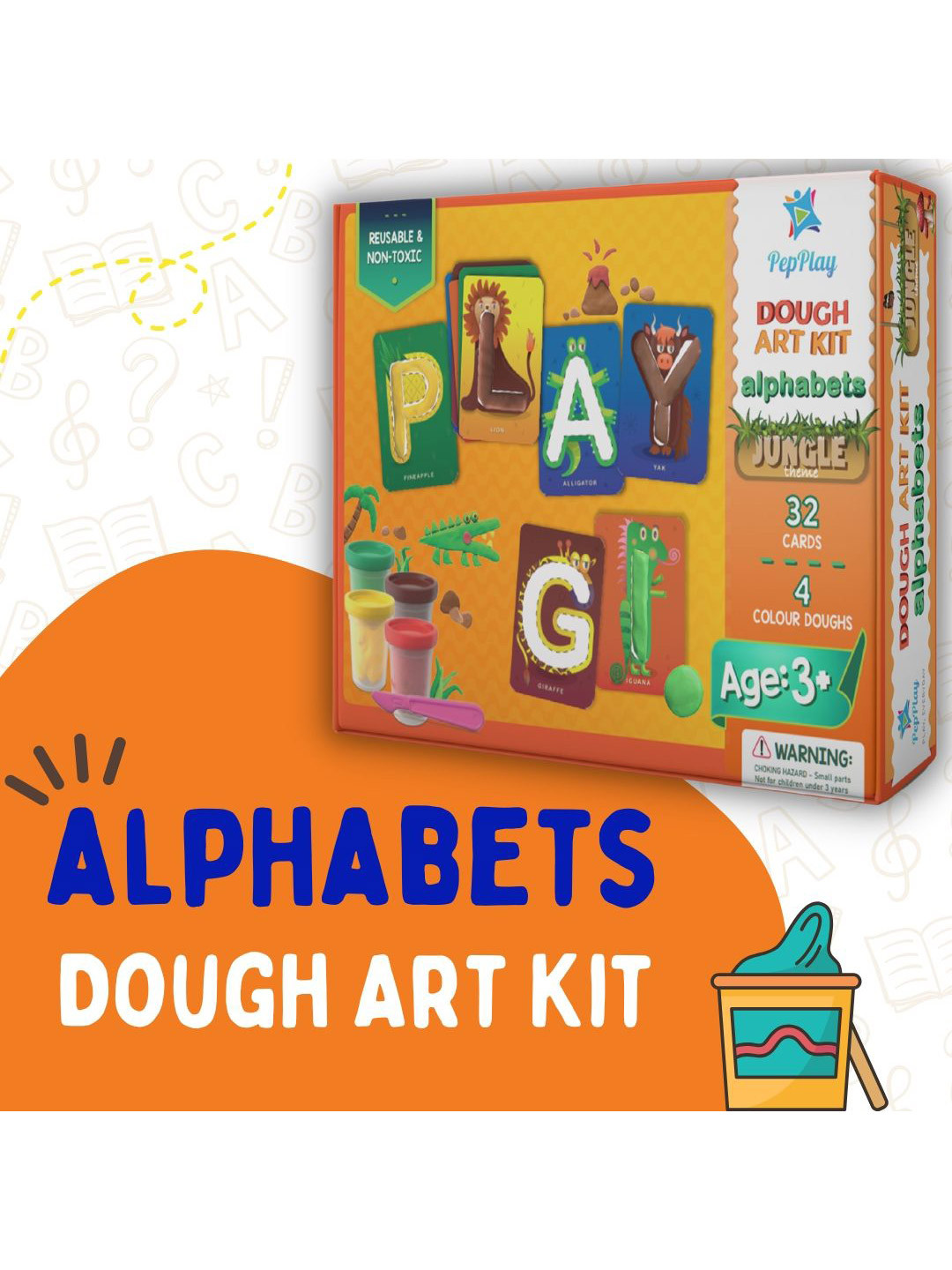 PepPlay Kids Dough Art Kit Activity Toys and Games