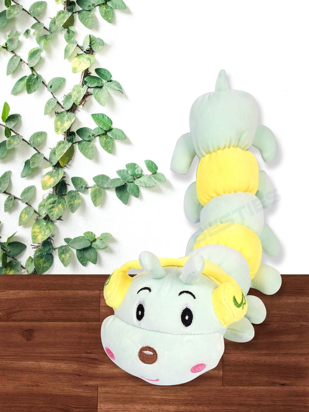 Besties Caterpiller Green Soft Toy 45 Cm