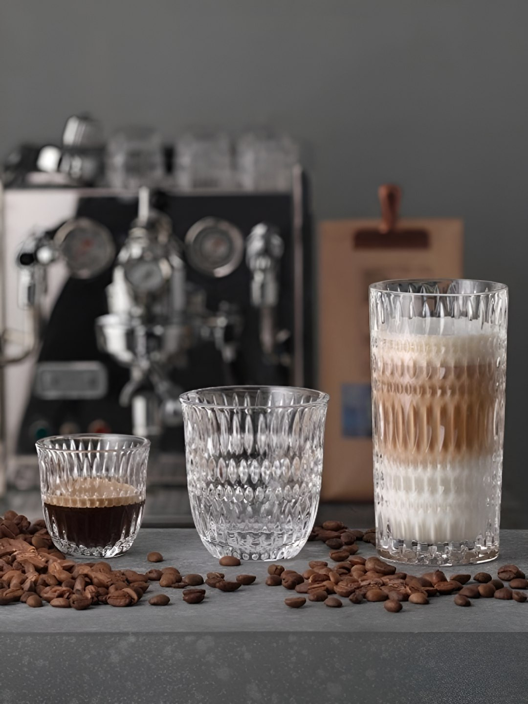 Nachtmann Ethno Barista Transparent 2 Pieces Textured Whisky Glasses