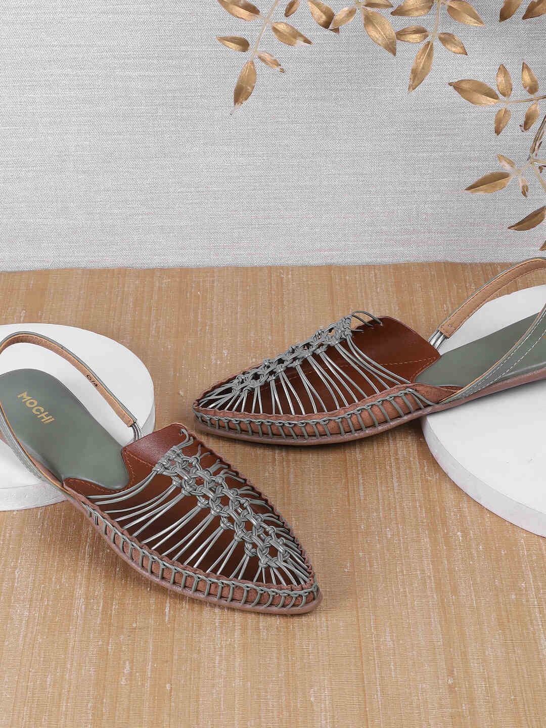 Mochi Embellished Leather Block with Tassels