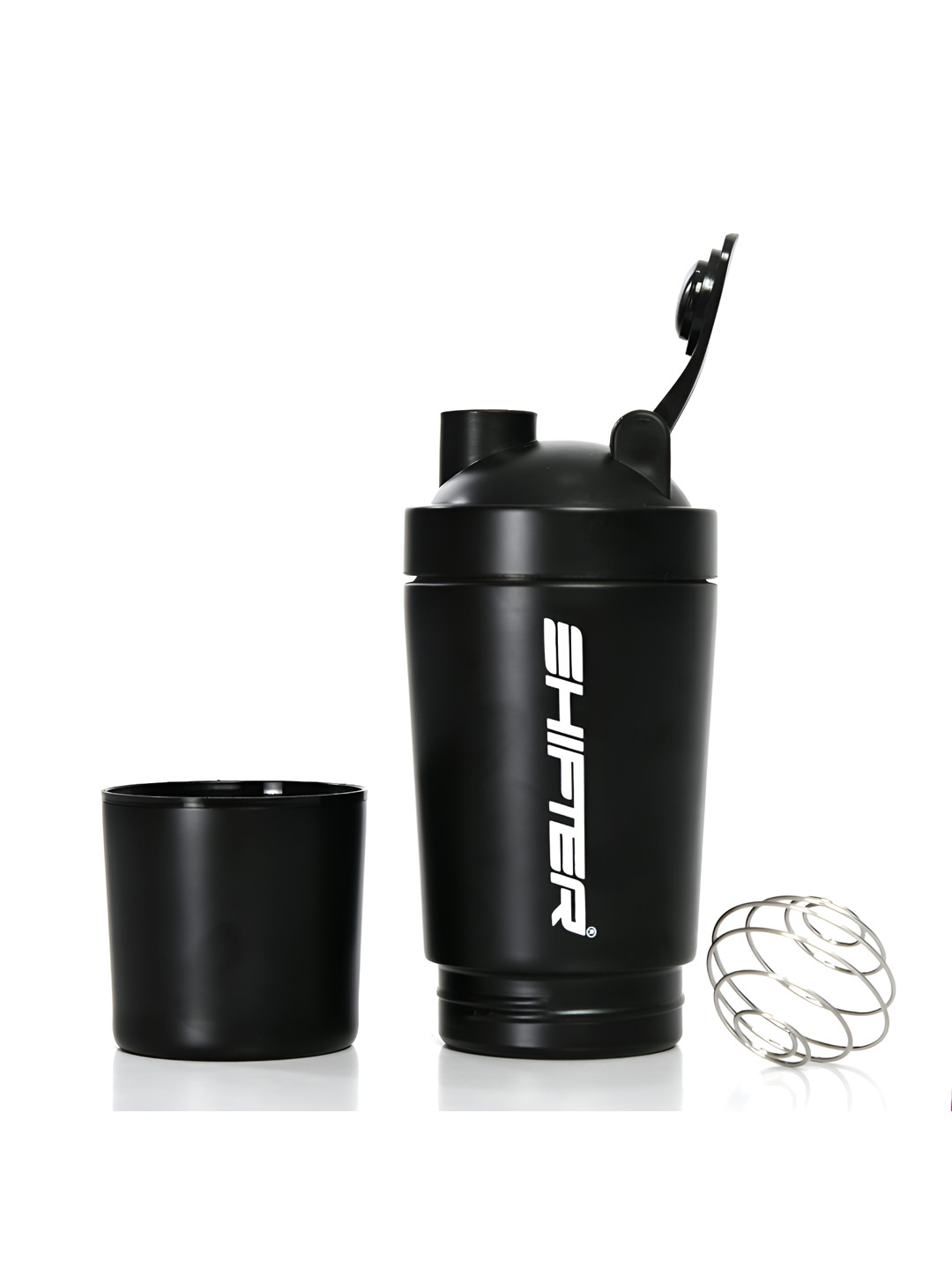 SHIFTER Black Brand Logo Printed Stainless Steel Shaker Water Bottle-700 ml
