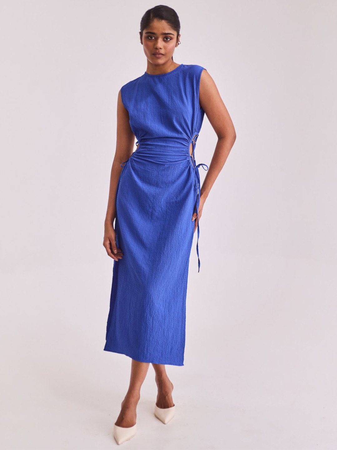 Urban Suburban Crepe Sheath Midi Dress