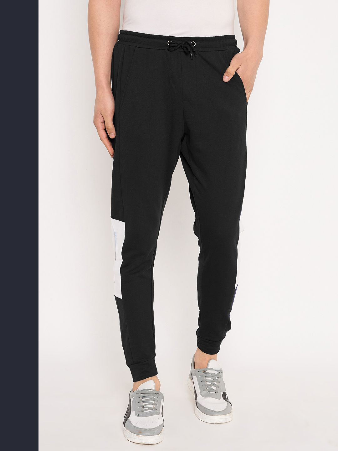 GET GOLF Men Cotton Mid-Rise Track Pant