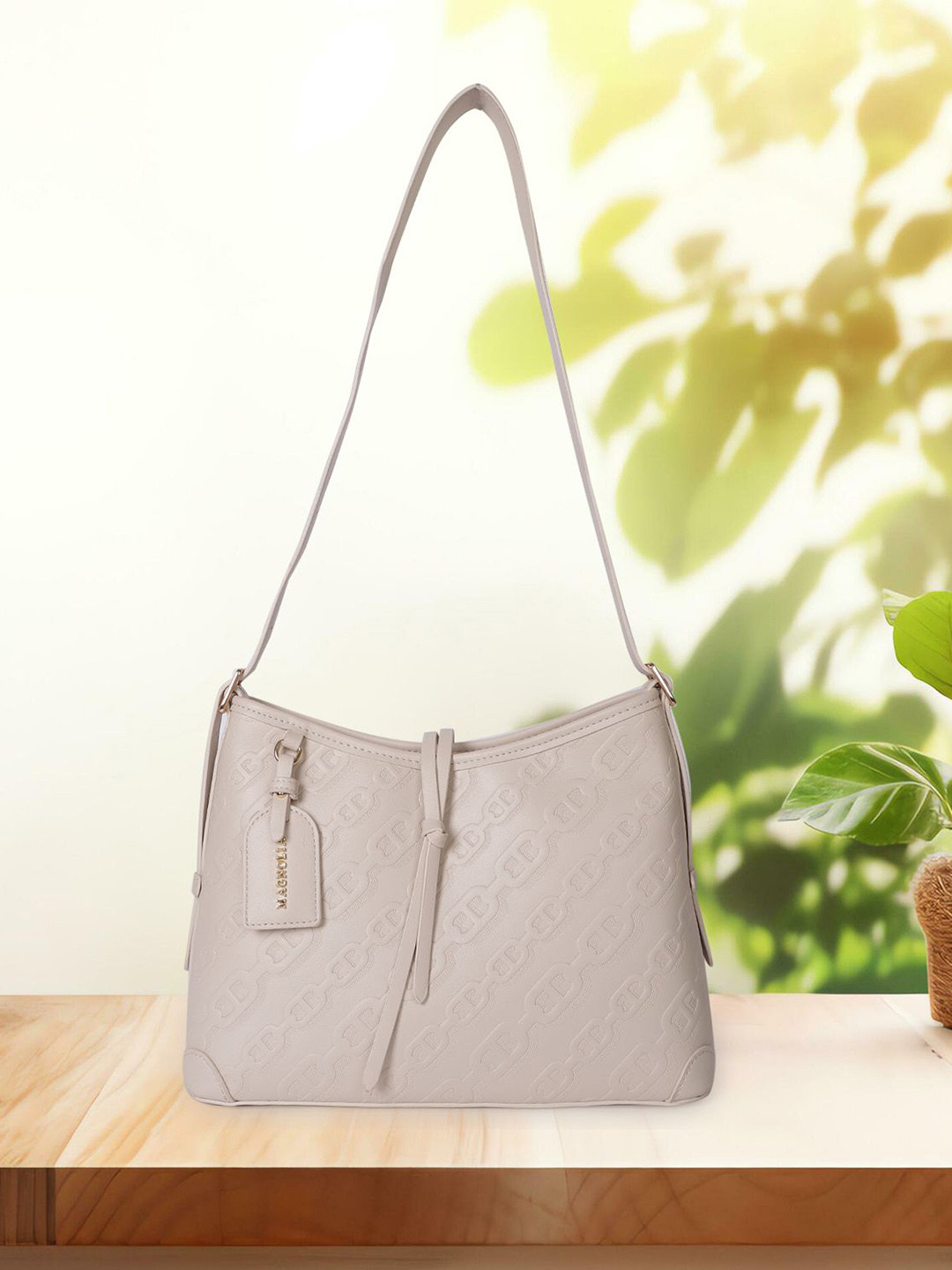 MAGNOLIA Animal Textured PU Structured Handheld Bag