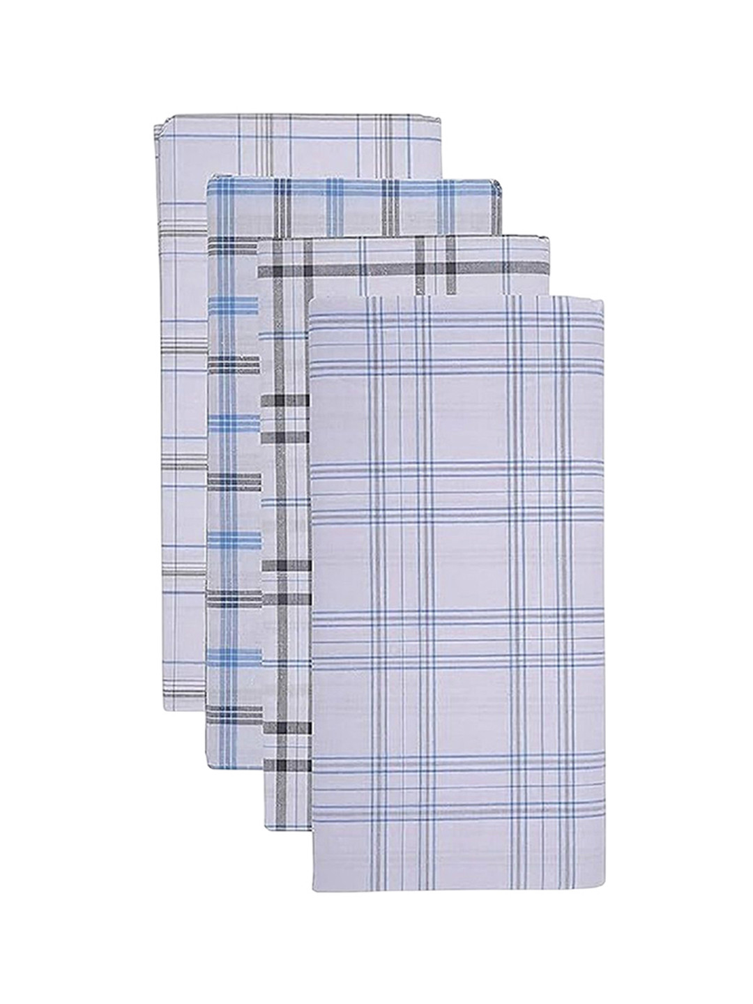 Suman Tex Pack Of 4 Checked Cotton Lungies