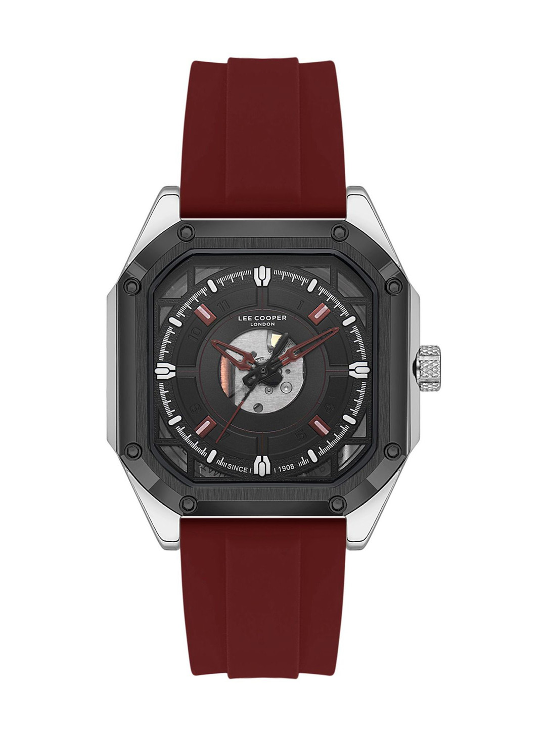 Lee Cooper Men Brass Dial & Straps Analogue Multi Function Watch LC08061.388