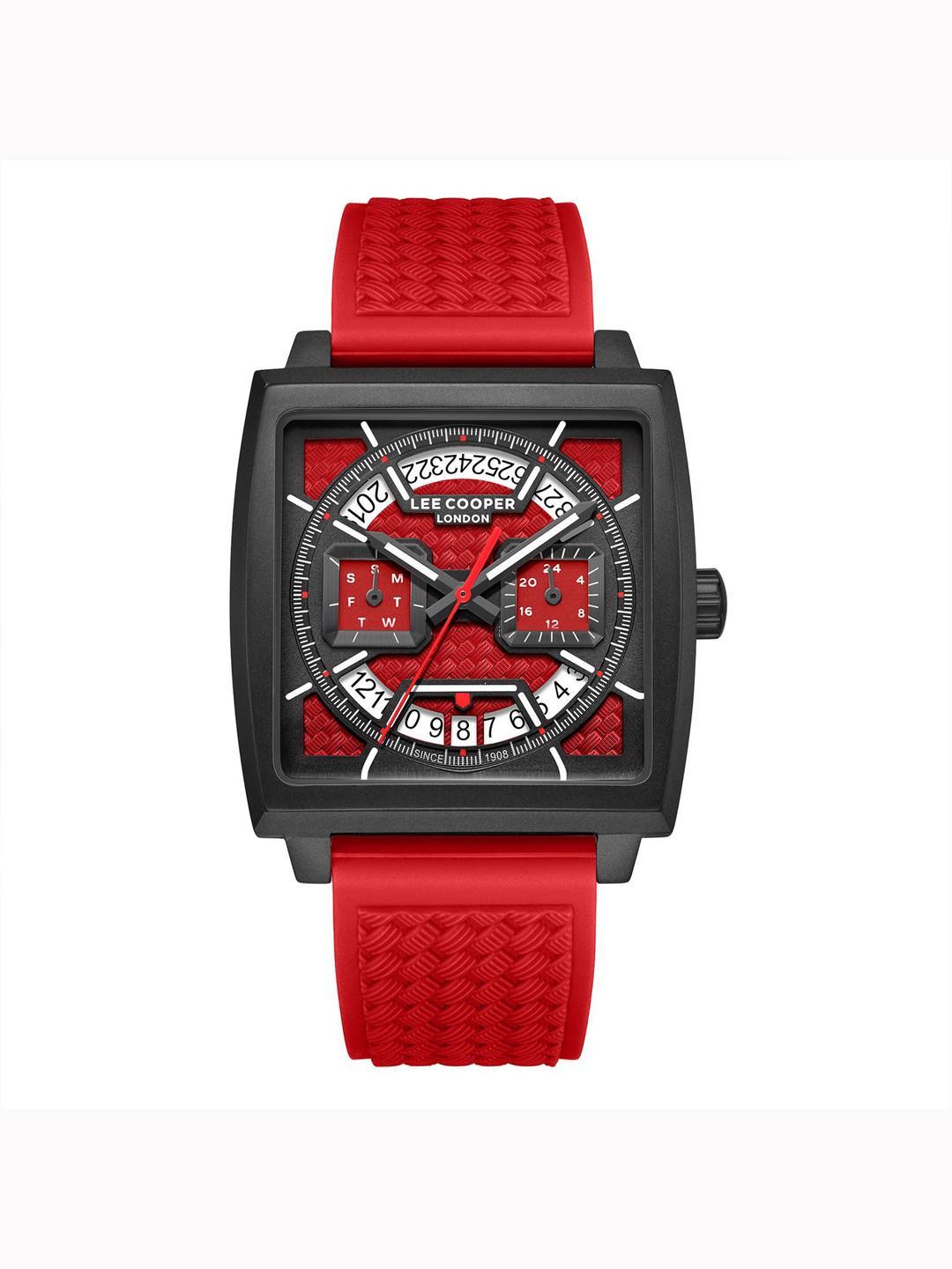 Lee Cooper Men Brass Dial & Straps Analogue Multi Function Watch LC08065.688