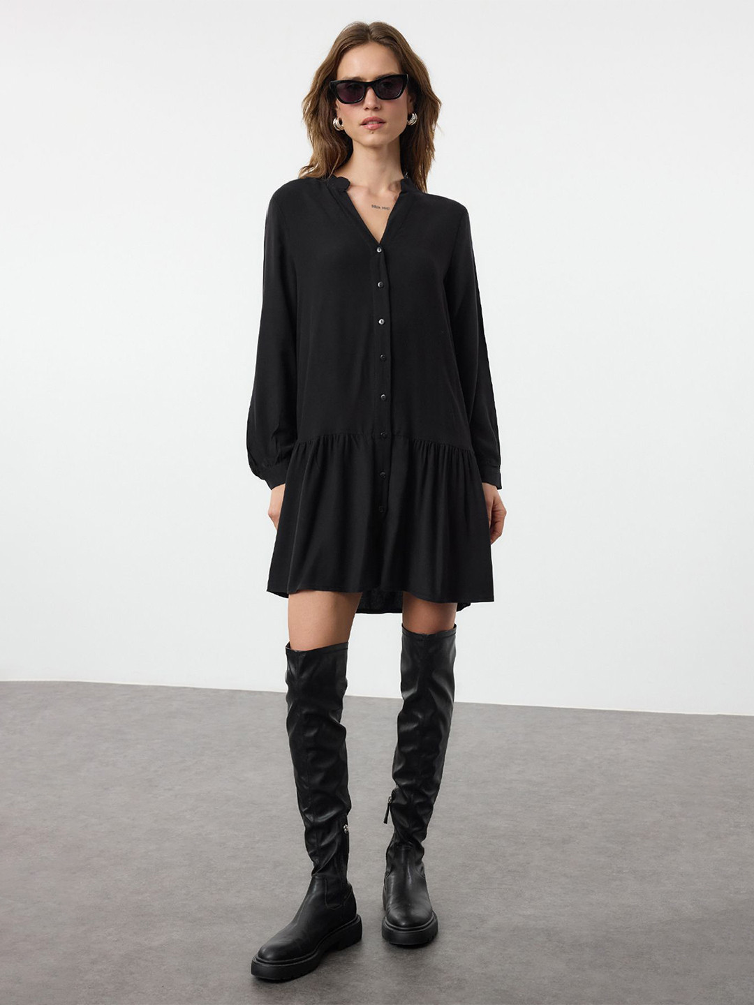 Trendyol Drop-Waist Dress