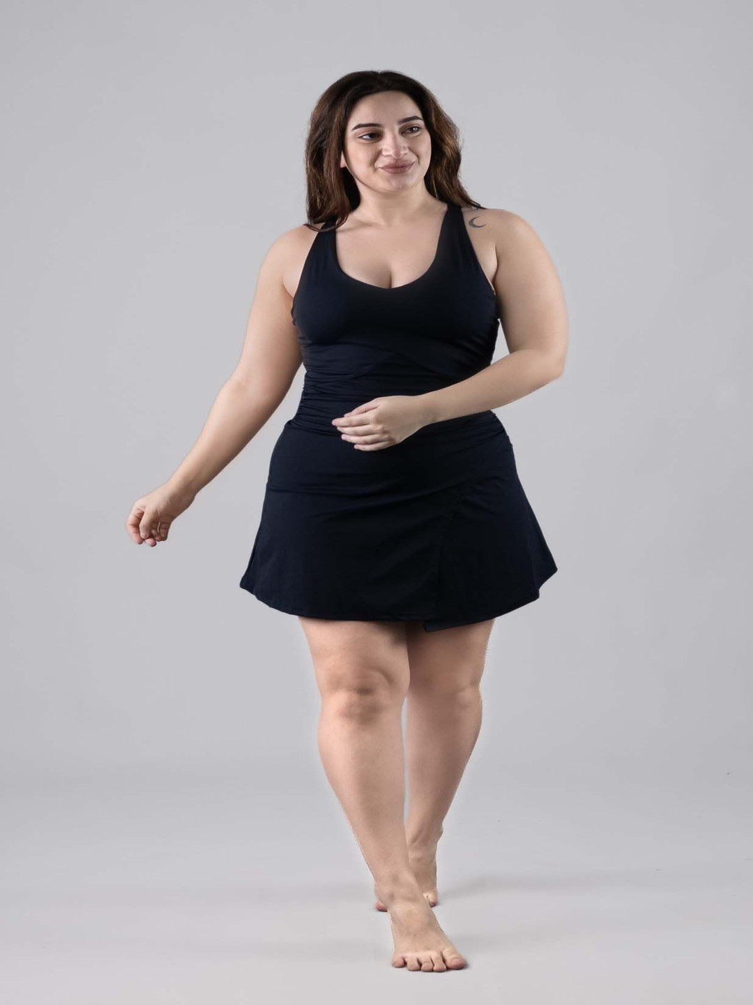 Keepfit Plus Size Swimsuit with Boy Short