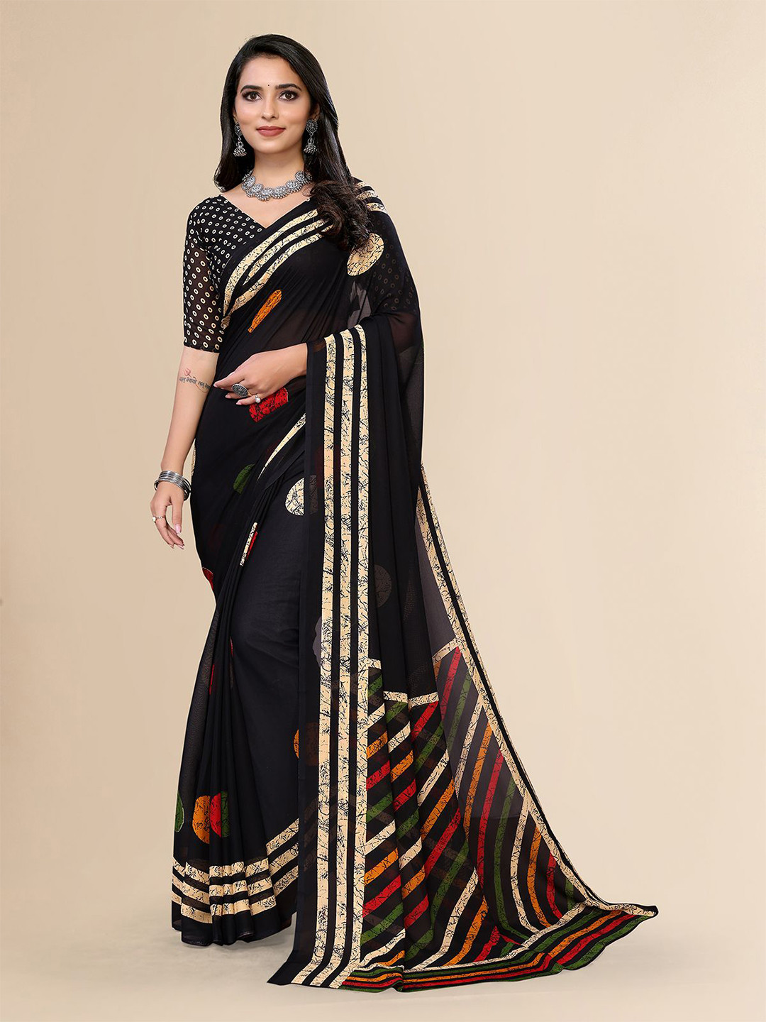 Moda Rapido Poly Georgette Saree