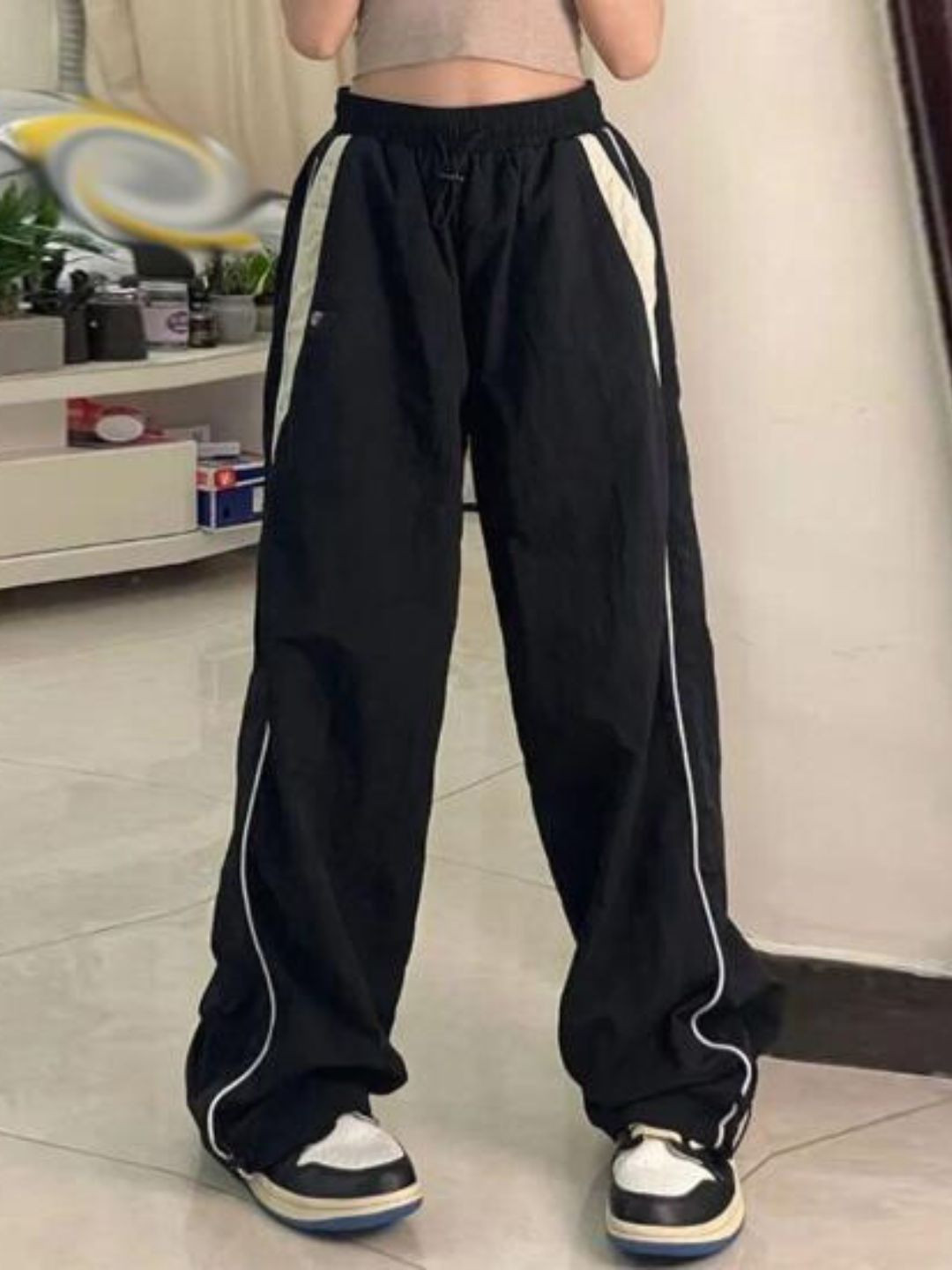 EVERDION Women Relaxed Fit Track Pants