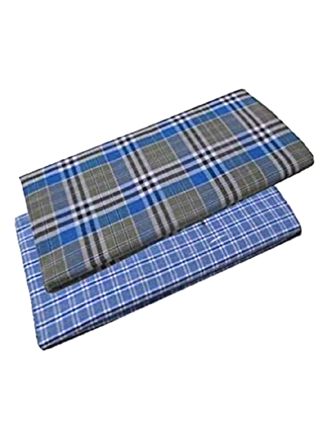 Suman Tex Pack Of 2 Men Checked Cotton Lungies