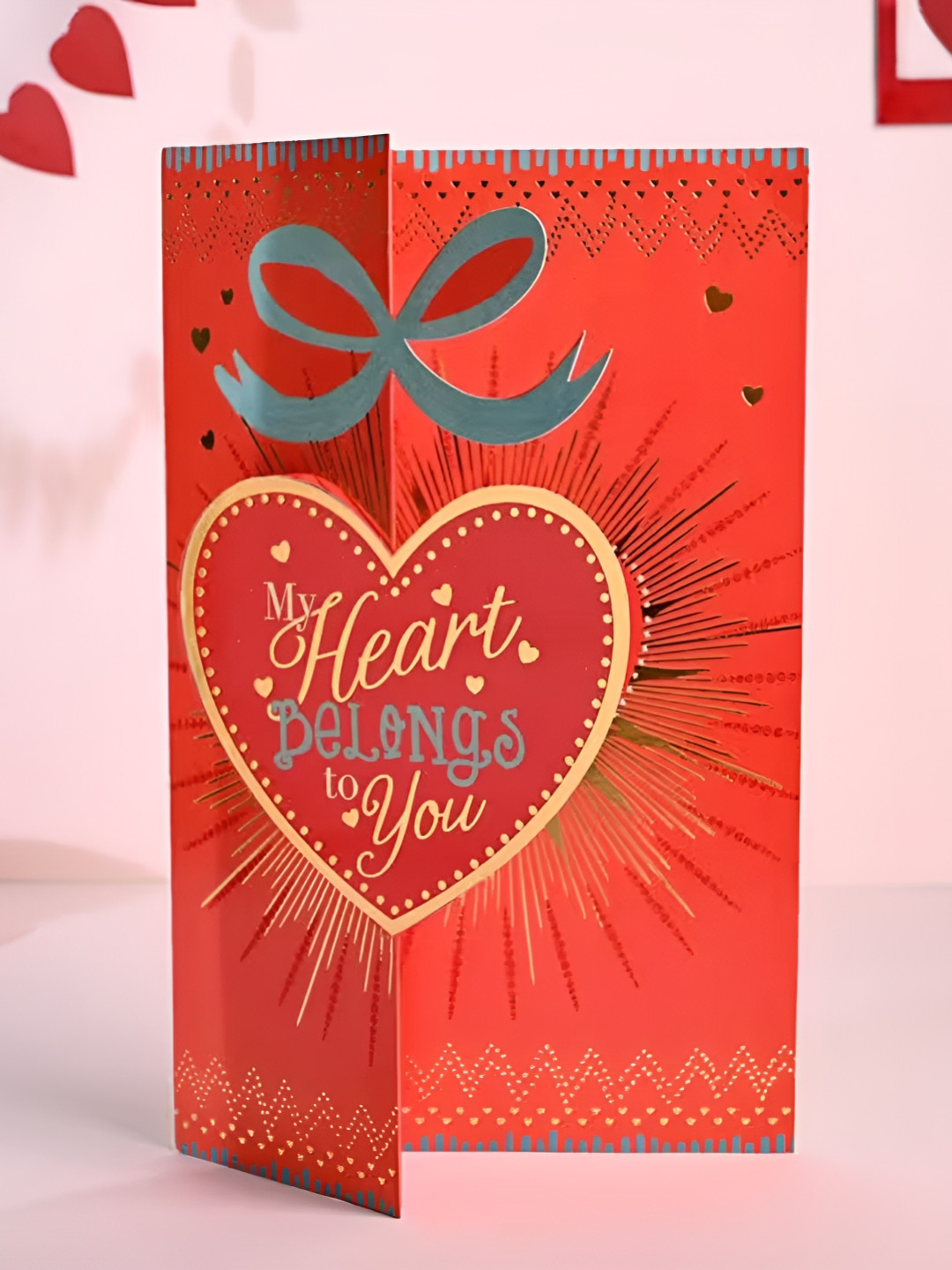 Floweraura Orange & Yellow Designer Heartfelt Greeting Card