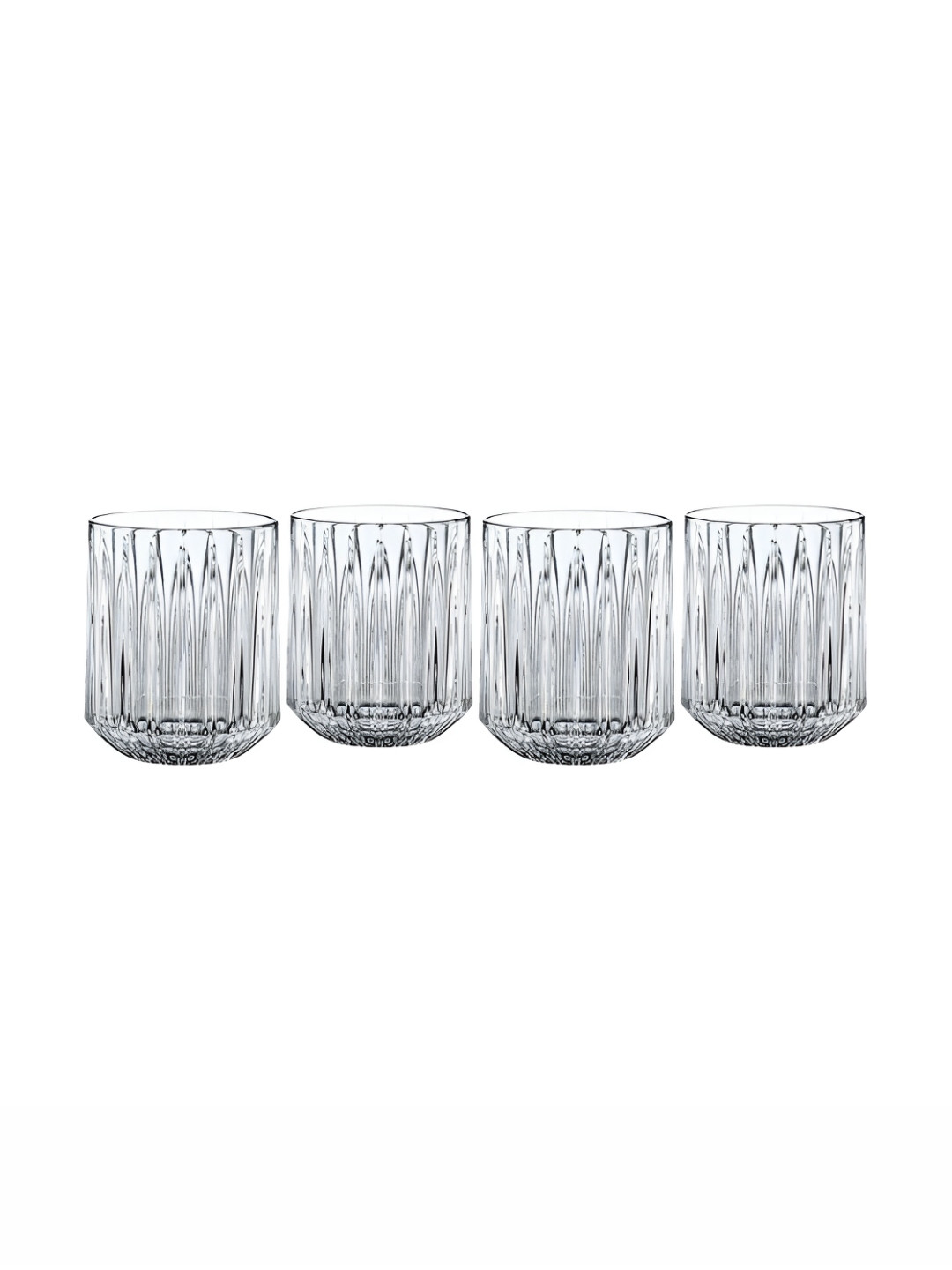 Nachtmann Transparent 4 Pieces Textured Jules Water Glasses