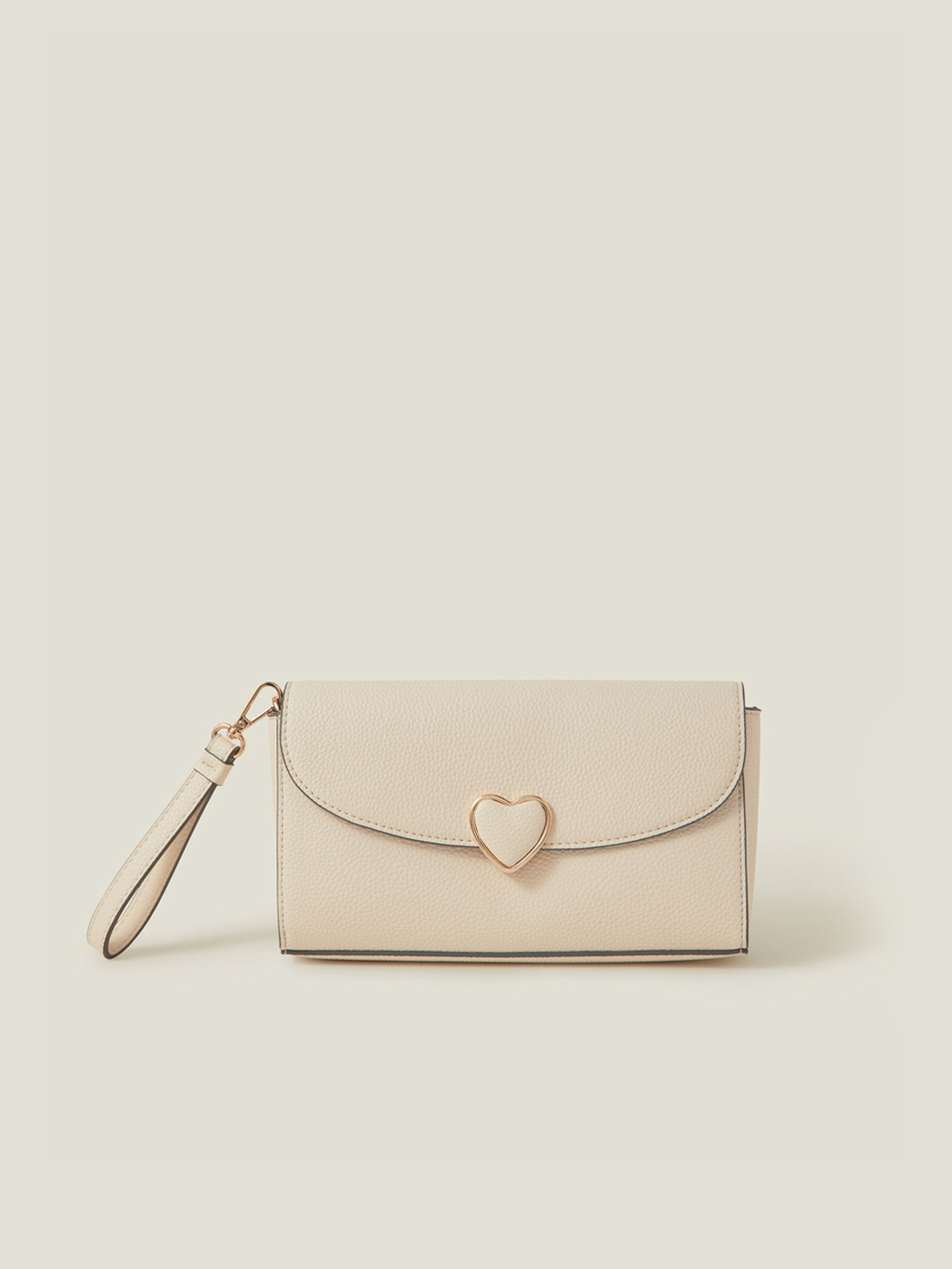 Accessorize Women Heart Clutch Bag