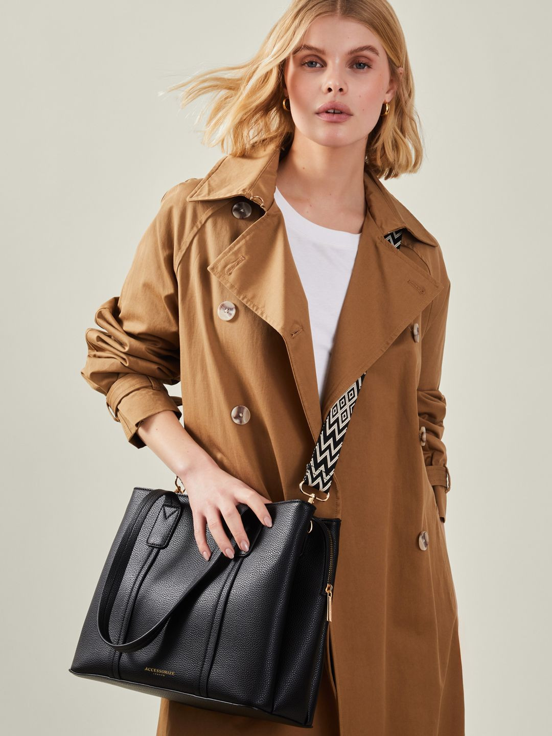 Accessorize Women Webbing Strap Tote Bag