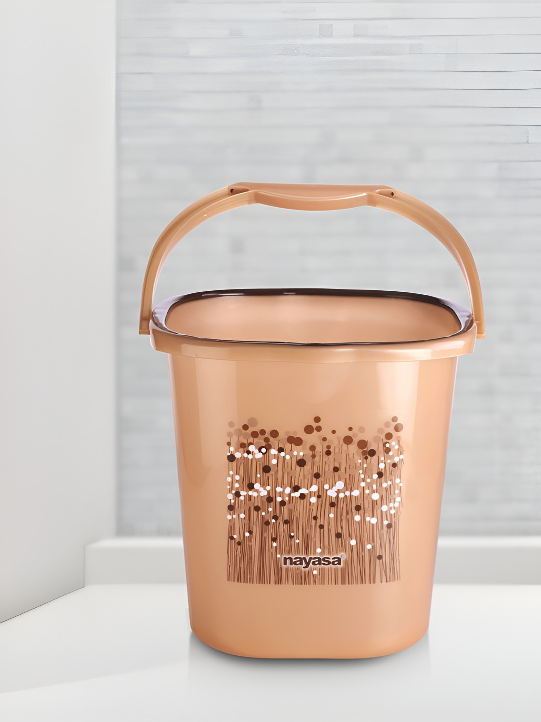 Nayasa Funk Brown Strong and Durable Bucket - 18L