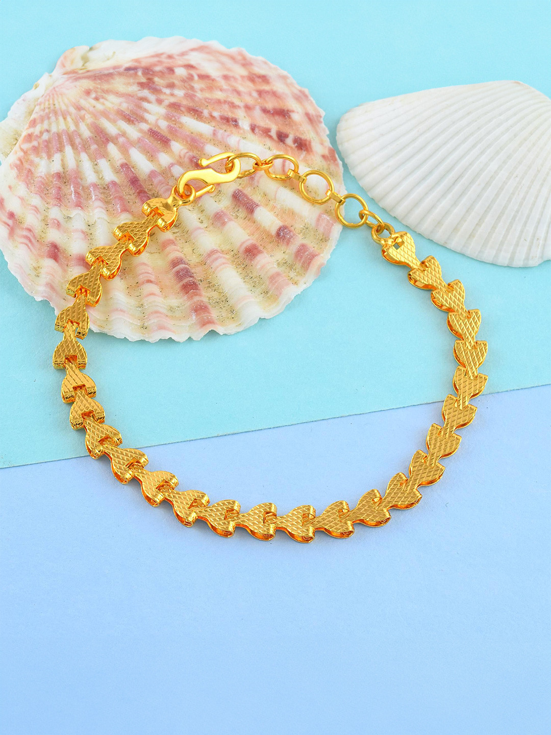 MEMOIR 24KT Gold-Plated Thin Sleek Link Bracelet