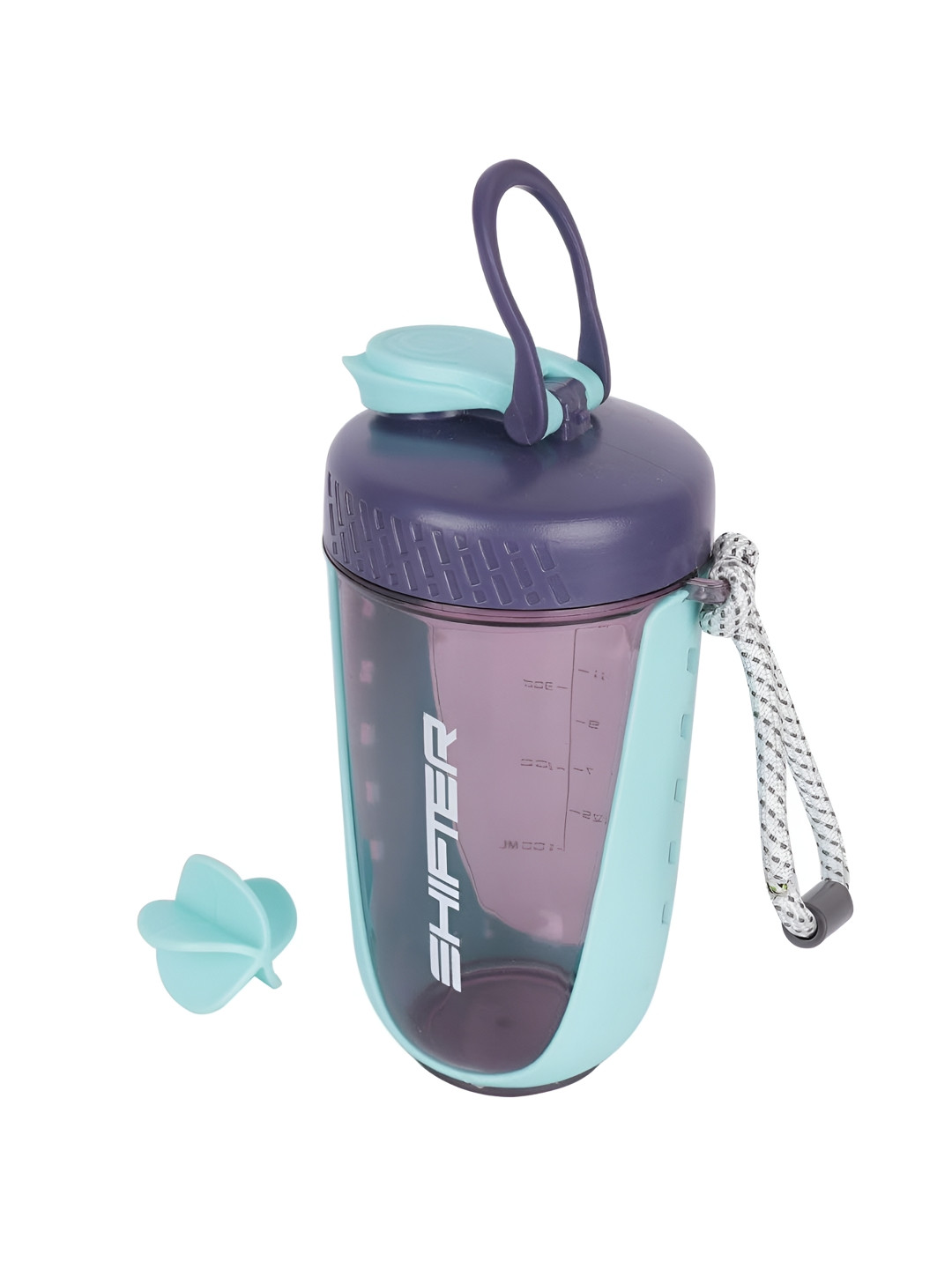 SHIFTER Blue Solid Carrying Loop Shaker - 500ml