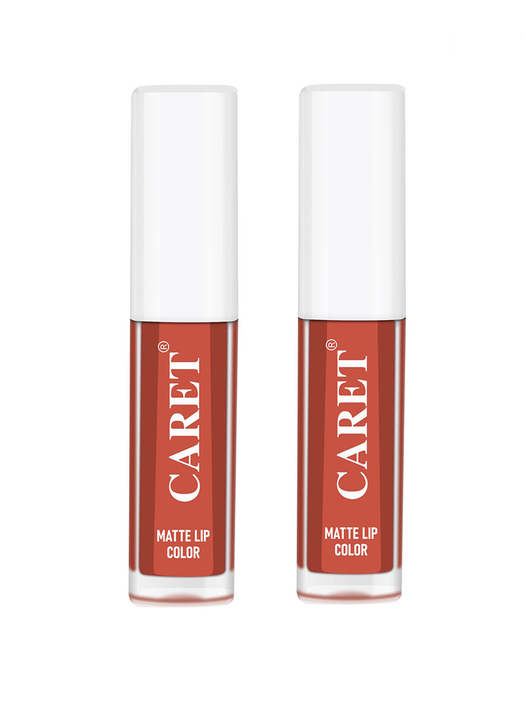 CARET ORGANIC Set Of 2 Super-Pigmented Liquid Matte Lipsticks - 2 ml Each -  6