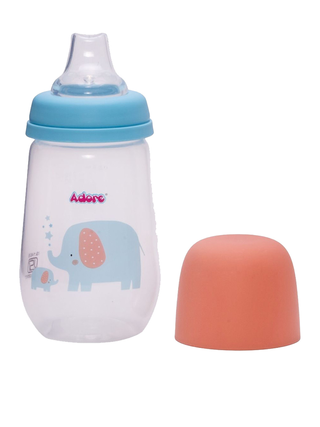 Adore Meta Wide Neck Soft Spout Sipper with Dust Free Cap -250ml