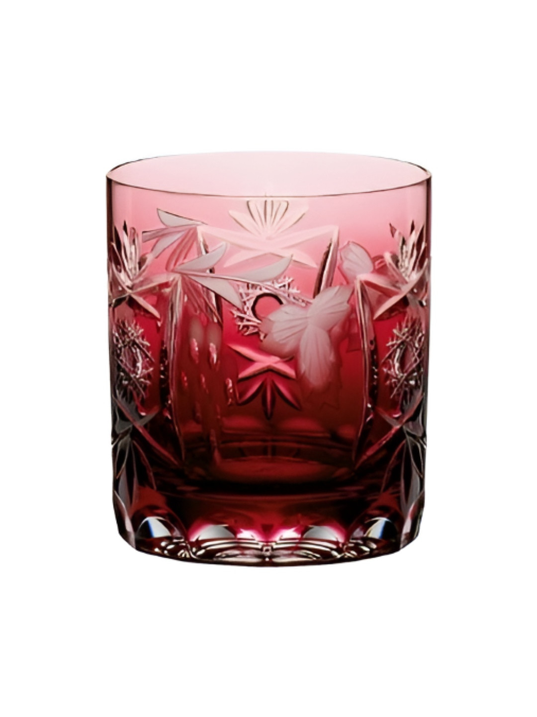 Nachtmann Red Textured Traube Goldruby Whisky Tumbler Glass