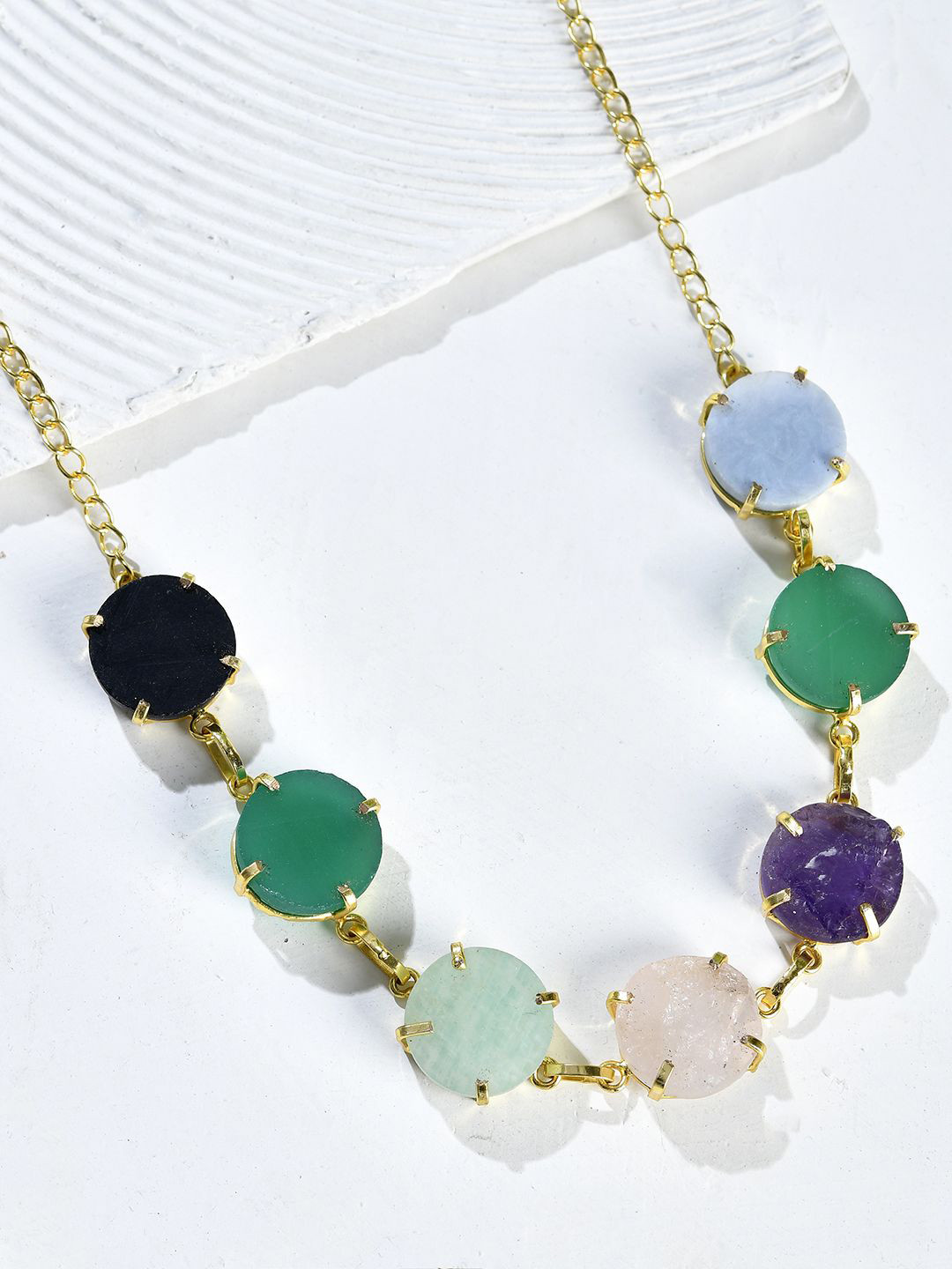 Voylla Brass Gold-Plated Handcrafted Necklace