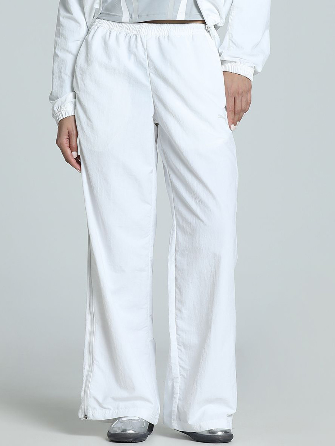 Puma Women Dare To Relaxed Fit Woven Zip-Off Pants