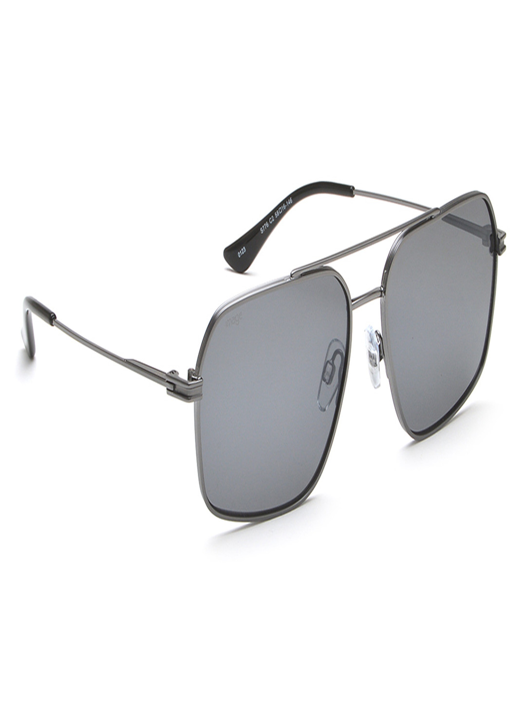 Image Men Square Sunglasses with UV Protected LensIMS776C2SG-Gunmetal
